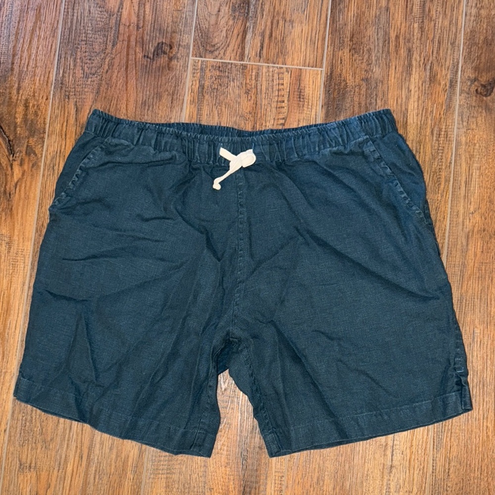 Alex Crane Casual Blue Drawstring Shorts Size L